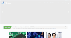 Desktop Screenshot of himax.com.tw